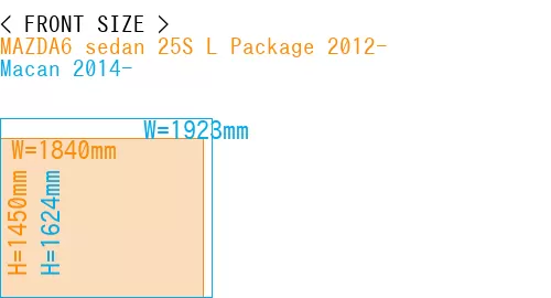 #MAZDA6 sedan 25S 
L Package 2012- + Macan 2014-
